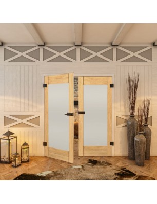 Ganzglastür - Country Sonoma Eiche Model 13-modernes Zuhause