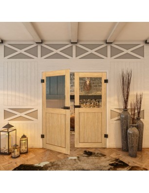 Ganzglastür - Country Sonoma Eiche Model 22-modernes Zuhause