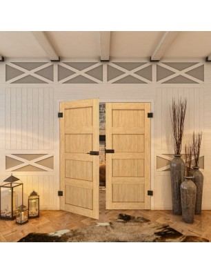 Ganzglastür - Country Sonoma Eiche Model 30-modernes Zuhause