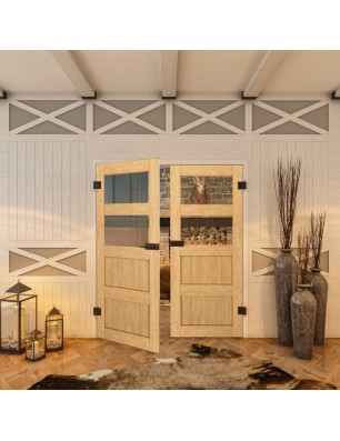 Ganzglastür - Country Sonoma Eiche Model 33-modernes Zuhause