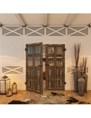 Ganzglastür - Country Altholz Astig Model 62