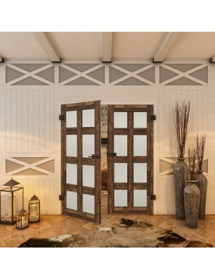 Ganzglastür - Country Altholz Astig Model 66