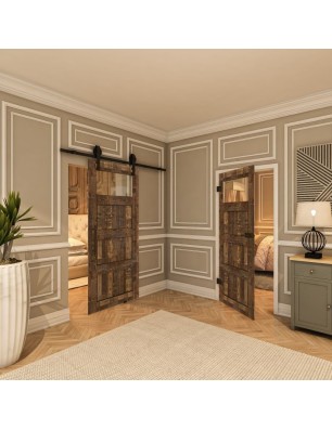 Ganzglastür - Country Altholz Astig Model 31