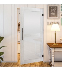 Pendeltür - Country Weiss Rustikal Model 23-modernes Zuhause