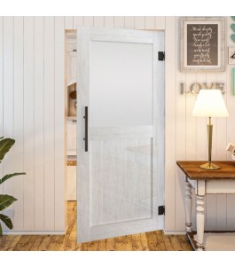 Pendeltür - Country Weiss Rustikal Model 24-modernes Zuhause