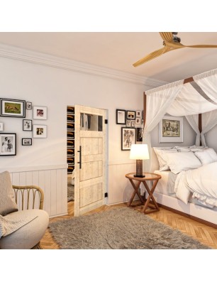 Pendeltür - Country Astkiefer Model 34 - modernes Zuhause