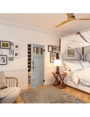 Pendeltür - Country Graueiche Model 34 - modernes Zuhause