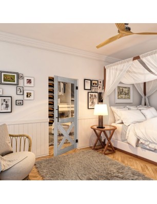 Pendeltür - Country Graueiche Model 51 - modernes Zuhause