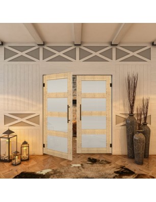 Pendeltür - Country Astkiefer Model 36 - modernes Zuhause
