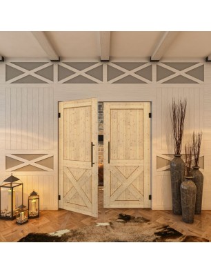 Pendeltür - Country Astkiefer Model 50 - modernes Zuhause