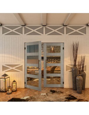 Pendeltür - Country Graueiche Model 31 - modernes Zuhause