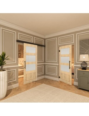 Pendeltür - Country Astkiefer Model 35 - modernes Zuhause