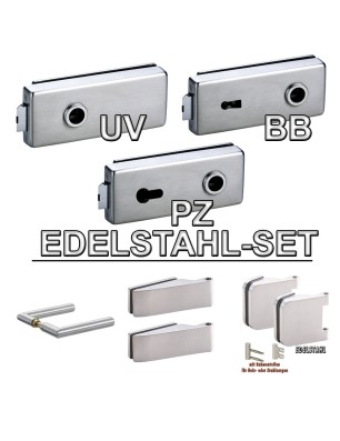 Glastürbeschlag DANIEL- Edelstahl