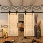 Glasschiebetür BARN-LINE - Country Astkiefer Modell 30 Glasschiebetür BARN-LINE - Country Astkiefer Modell 30