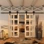Glasschiebetür BARN-LINE - Country Astkiefer Modell 61 Glasschiebetür BARN-LINE - Country Astkiefer Modell 61