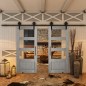 Glasschiebetür BARN-LINE - Country Graueiche Modell 32 Glasschiebetür BARN-LINE - Country Graueiche Modell 32