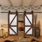 Glasschiebetür BARN-LINE - Country Altholz Astig Modell 44 Glasschiebetür BARN-LINE - Country Altholz Astig Modell 44