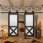Glasschiebetür BARN-LINE - Country Schwarz gebeizt Modell 53 Glasschiebetür BARN-LINE - Country Schwarz gebeizt Modell 53