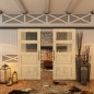 Glasschiebetür BLACK-LINE - Country Astkiefer Modell 33 Glasschiebetür BLACK-LINE - Country Astkiefer Modell 33