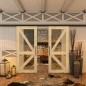 Glasschiebetür BLACK-LINE - Country Astkiefer Modell 41 Glasschiebetür BLACK-LINE - Country Astkiefer Modell 41