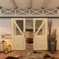 Glasschiebetür BLACK-LINE - Country Astkiefer Modell 42 Glasschiebetür BLACK-LINE - Country Astkiefer Modell 42