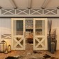 Glasschiebetür BLACK-LINE - Country Astkiefer Modell 51 Glasschiebetür BLACK-LINE - Country Astkiefer Modell 51