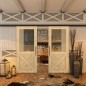 Glasschiebetür BLACK-LINE - Country Astkiefer Modell 52 Glasschiebetür BLACK-LINE - Country Astkiefer Modell 52