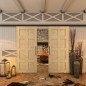 Glasschiebetür BLACK-LINE - Country Astkiefer Modell 60 Glasschiebetür BLACK-LINE - Country Astkiefer Modell 60