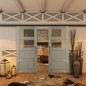Glasschiebetür BLACK-LINE - Country Graueiche Modell 33 Glasschiebetür BLACK-LINE - Country Graueiche Modell 33