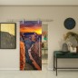 Glasschiebetür PIPE-LINE - Fotoprint Modell 171