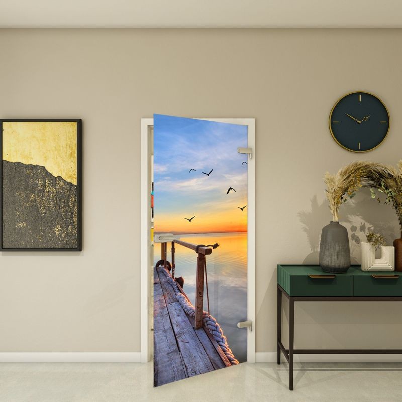 Ganzglastür - Fotoprint Modell 44 Ganzglastür - Fotoprint Modell 44