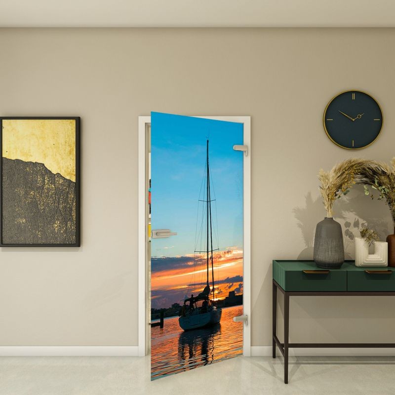 Ganzglastür - Fotoprint Modell 135 Ganzglastür - Fotoprint Modell 135