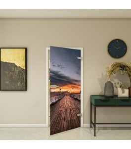 Ganzglastür - Fotoprint Model 141 für ein modernes Zuhause