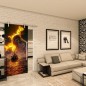 Glasschiebetür PIPE-LINE - Fotoprint Modell 225 Glasschiebetür PIPE-LINE - Fotoprint Modell 225