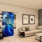 Glasschiebetür PIPE-LINE - Fotoprint Modell 351 Glasschiebetür PIPE-LINE - Fotoprint Modell 351