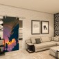 Glasschiebetür PIPE-LINE - Fotoprint Modell 243 Glasschiebetür PIPE-LINE - Fotoprint Modell 243