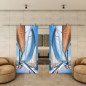 Glasschiebetür PIPE-LINE - Fotoprint Modell 137
