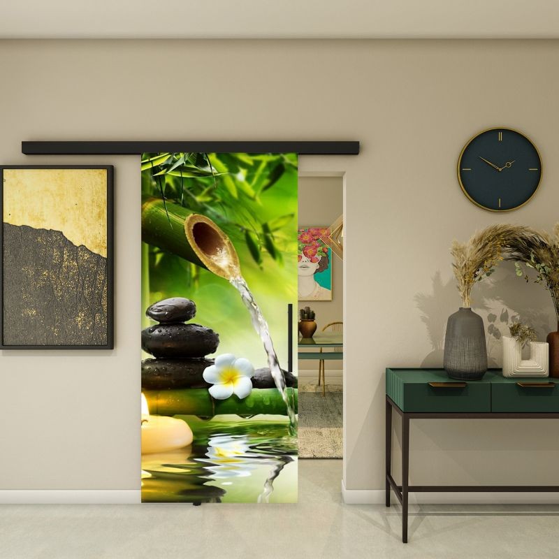 Glasschiebetür BLACK-LINE - Fotoprint Modell 41 Glasschiebetür BLACK-LINE - Fotoprint Modell 41