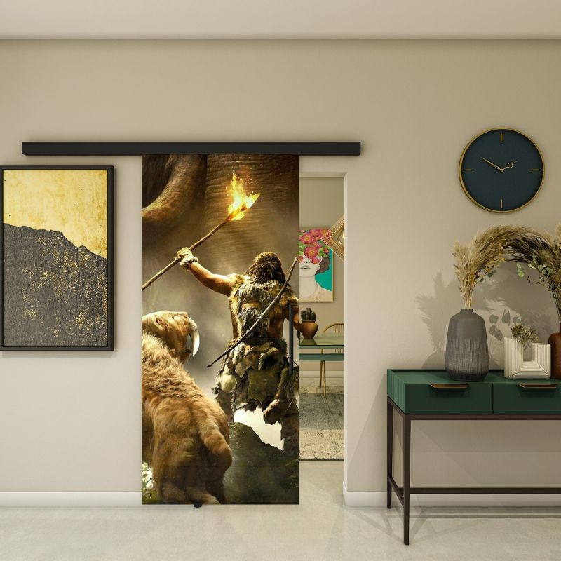 Glasschiebetür BLACK-LINE - Fotoprint Modell 81 Glasschiebetür BLACK-LINE - Fotoprint Modell 81