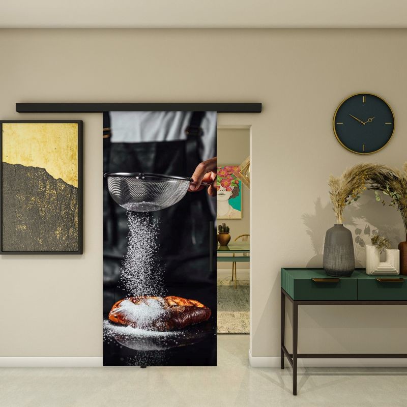 Glasschiebetür BLACK-LINE - Fotoprint Modell 115 Glasschiebetür BLACK-LINE - Fotoprint Modell 115
