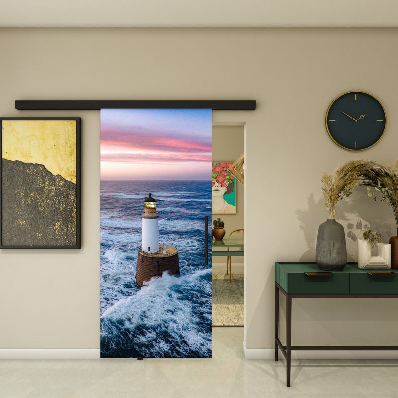Glasschiebetür BLACK-LINE - Fotoprint Modell 124 Glasschiebetür BLACK-LINE - Fotoprint Modell 124