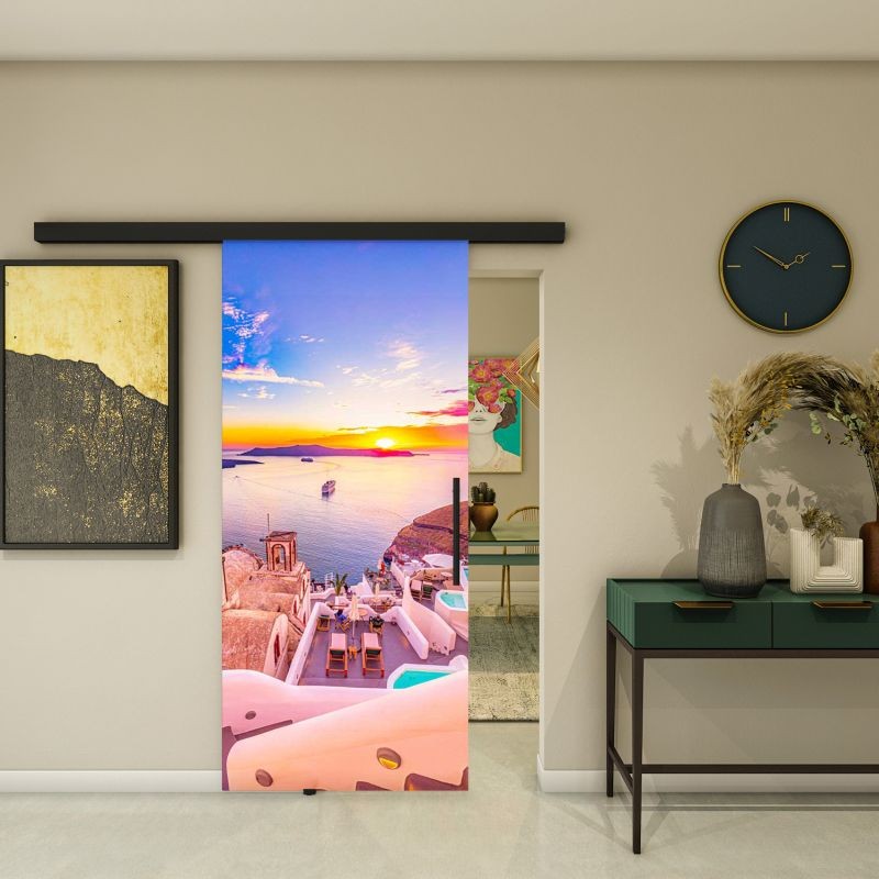 Glasschiebetür BLACK-LINE - Fotoprint Modell 125 Glasschiebetür BLACK-LINE - Fotoprint Modell 125