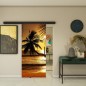 Glasschiebetür BLACK-LINE - Fotoprint Modell 136