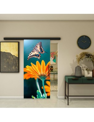Glasschiebetür BLACK-LINE - Fotoprint Model 162
