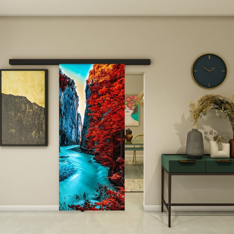 Glasschiebetür BLACK-LINE - Fotoprint Modell 170 Glasschiebetür BLACK-LINE - Fotoprint Modell 170