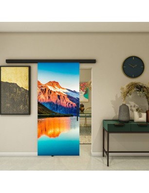 Glasschiebetür BLACK-LINE - Fotoprint Model 179