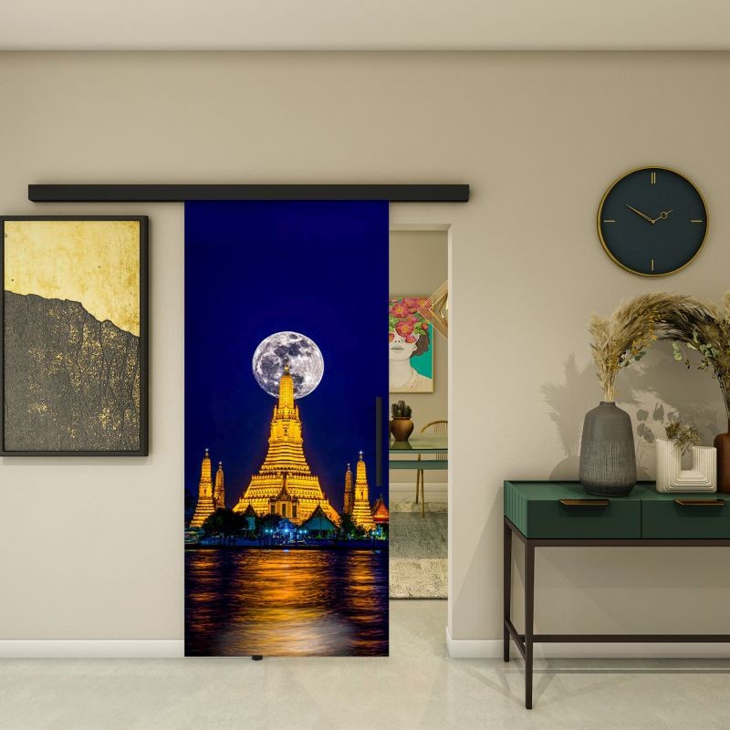 Glasschiebetür BLACK-LINE - Fotoprint Modell 204 Glasschiebetür BLACK-LINE - Fotoprint Modell 204