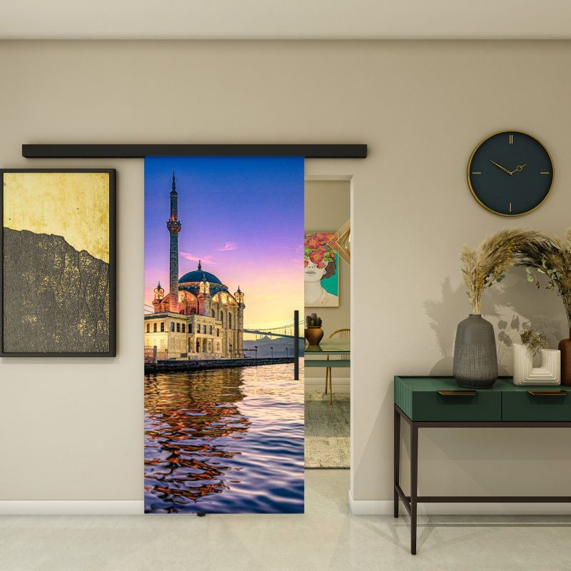 Glasschiebetür BLACK-LINE - Fotoprint Modell 209 Glasschiebetür BLACK-LINE - Fotoprint Modell 209