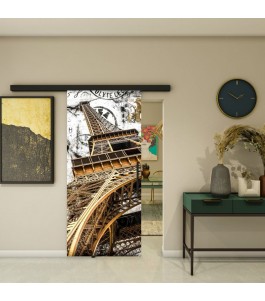 Glasschiebetür BLACK-LINE - Fotoprint Model 211