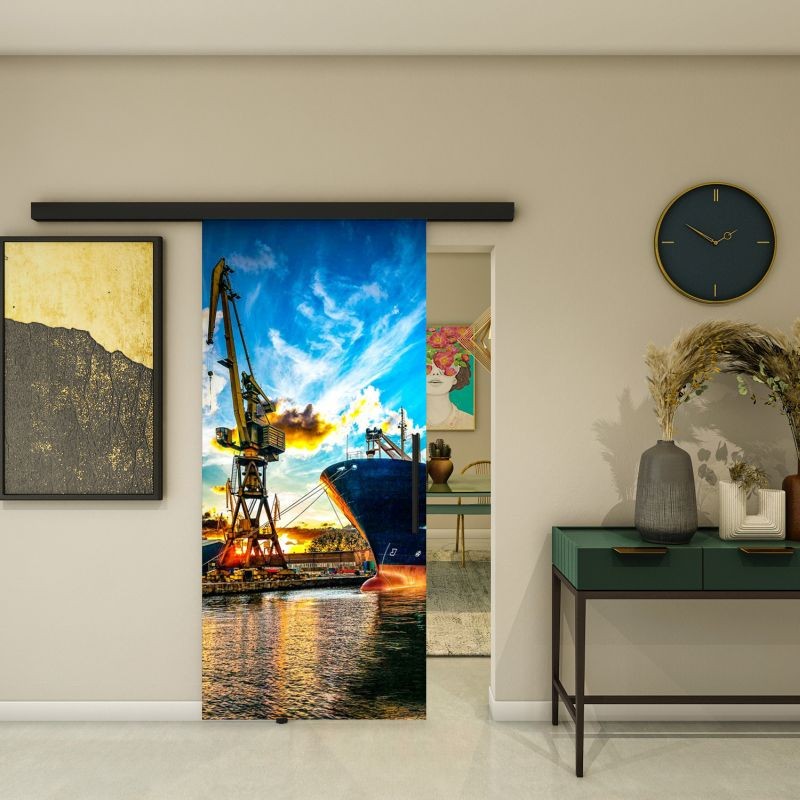 Glasschiebetür BLACK-LINE - Fotoprint Modell 262 Glasschiebetür BLACK-LINE - Fotoprint Modell 262